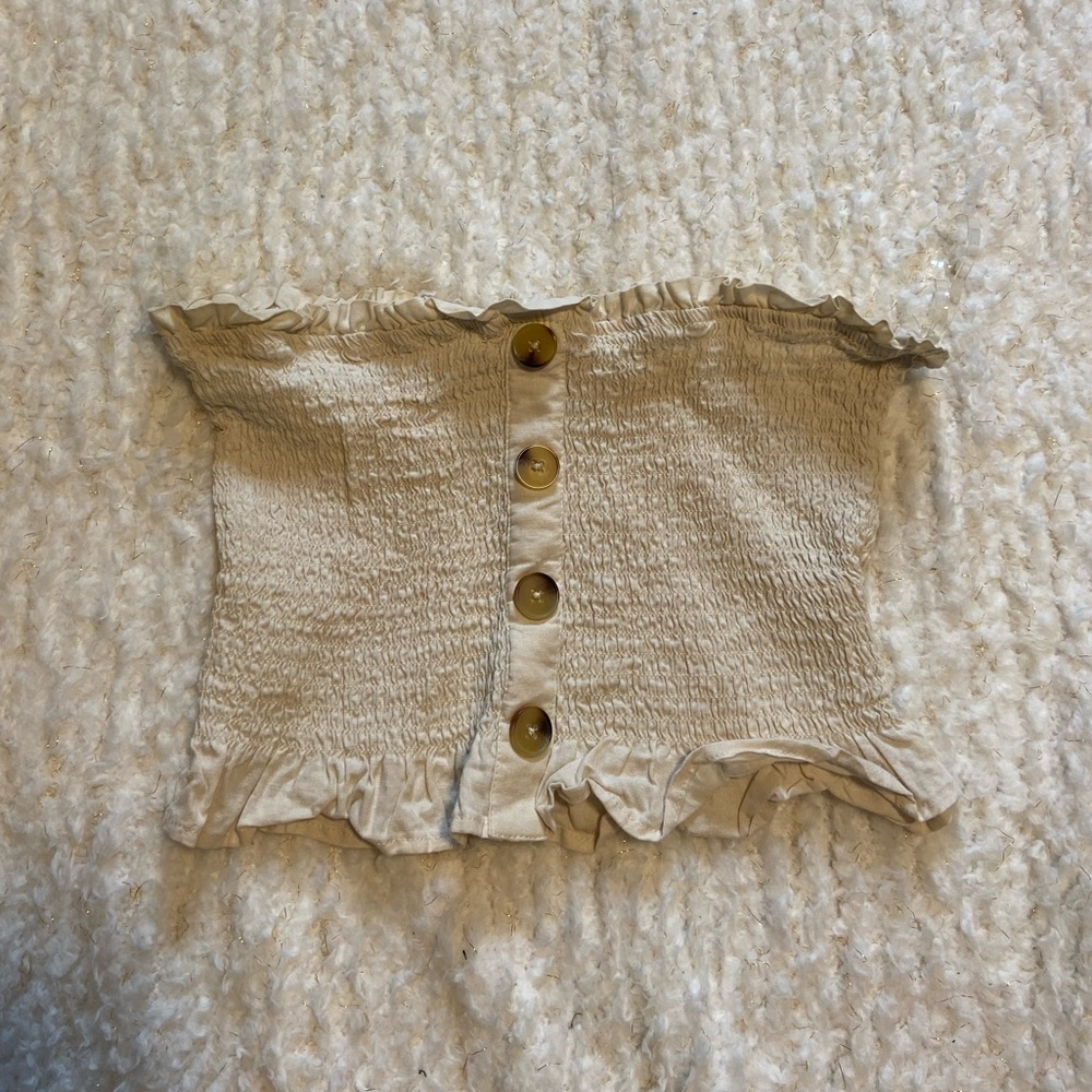 SUPER CUTE!! Summer runched tube top